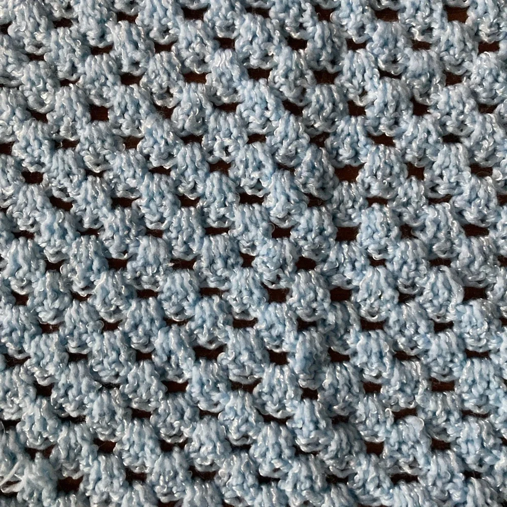 Crocheted Baby Blanket Hand Made